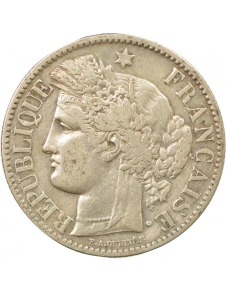 Céres - Demeter 2 francs Argent 1881 A Paris