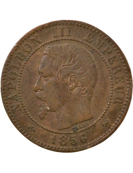 Napoléon III 2 Centimes Bronze 1856 B Rouen