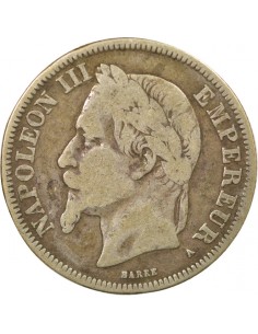 Napoléon III 2 francs Argent 1869 A Paris 2