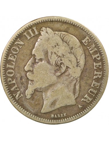 Napoléon III 2 francs Argent 1869 A Paris