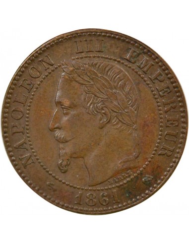 Napoléon III 2 Centimes Bronze 1861 K Bordeaux