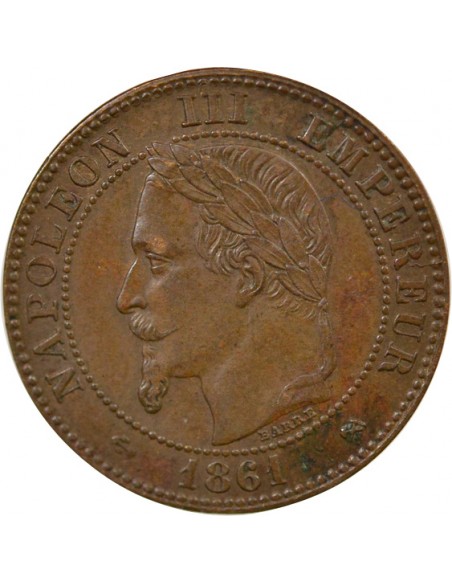 Napoléon III 2 Centimes Bronze 1861 K Bordeaux