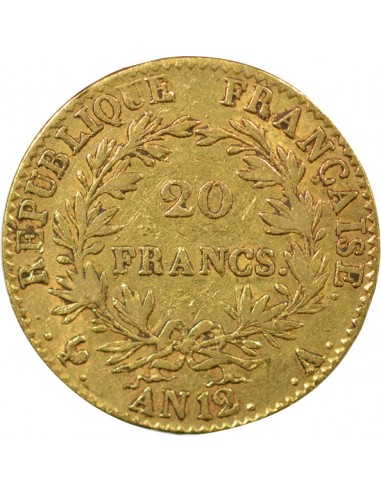 Roi d'Italie 20 Francs Or AN 12 A Paris