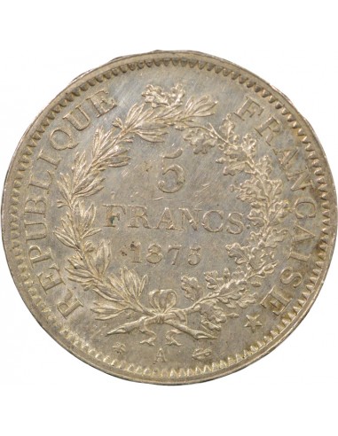 5 francs Argent 1875 A Paris