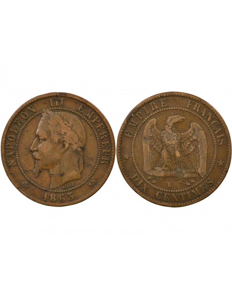 Napoléon III 10 Centimes Bronze 1861