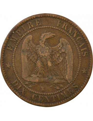 Napoléon III 10 Centimes Bronze 1861