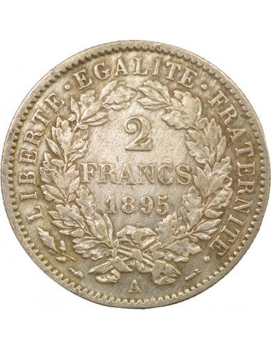 Céres - Demeter 2 francs Argent 1895 A Paris