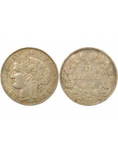 5 Francs Argent 1870 K Bordeaux