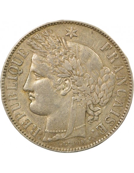 5 Francs Argent 1870 K Bordeaux