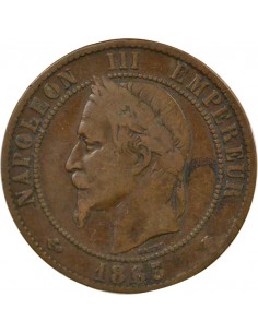 Napoléon III 10 Centimes Bronze 1865 A Paris 2