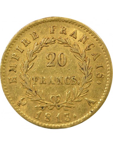 Roi d'Italie 20 francs Or 1813 A Paris