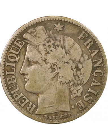 Céres - Demeter 2 francs Argent 1871 A Paris