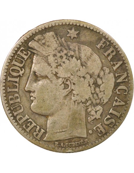 Céres - Demeter 2 francs Argent 1871 A Paris