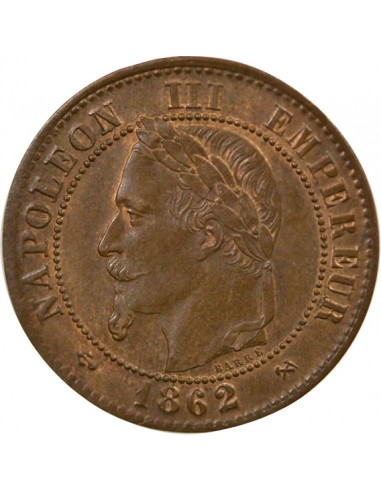Napoléon III 2 Centimes Bronze 1862 K Bordeaux