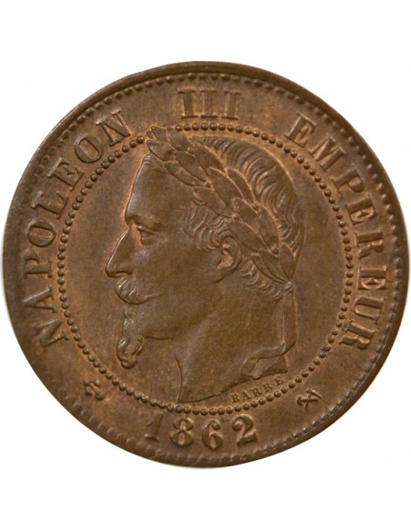 Napoléon III 2 Centimes Bronze 1862 K Bordeaux