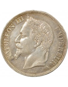 Napoléon III 5 francs Argent 1867 A Paris 2