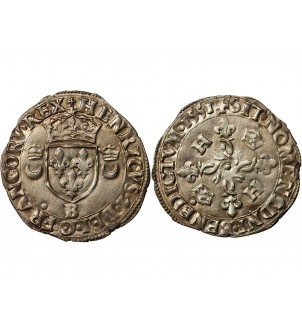 HENRI II - DOUZAIN AUX CROISSANTS 1551 B ROUEN 2