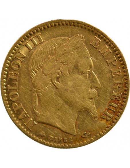 Napoléon III 10 francs Or 1863 A Paris
