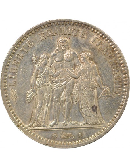 5 francs Argent 1873 A Paris