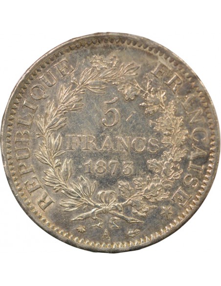 5 francs Argent 1873 A Paris