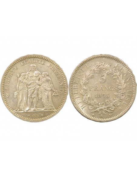 5 francs Argent 1873 A Paris
