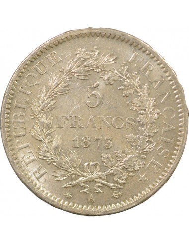 5 francs Argent 1873 A Paris
