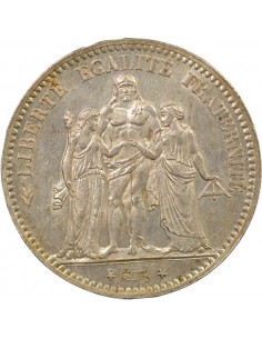 5 francs Argent 1877 A Paris 2