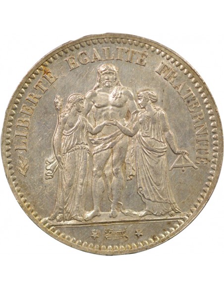 5 francs Argent 1877 A Paris