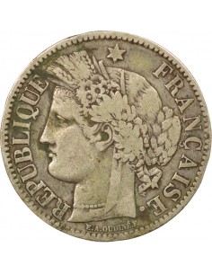 Céres - Demeter 2 francs Argent 1872 K Bordeaux 2