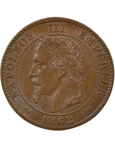 Napoléon III 2 Centimes Bronze 1862 K Bordeaux