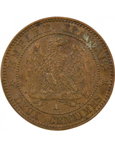 Napoléon III 2 Centimes Bronze 1861 A Paris