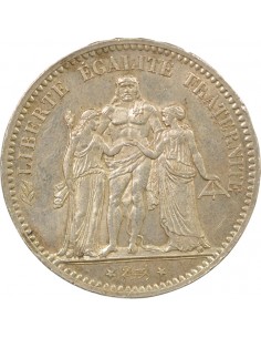 5 francs Argent 1876 A Paris 2
