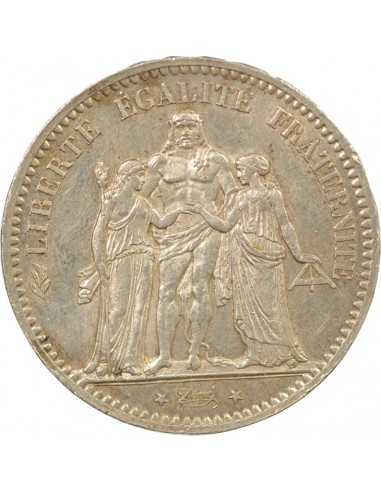 5 francs Argent 1876 A Paris