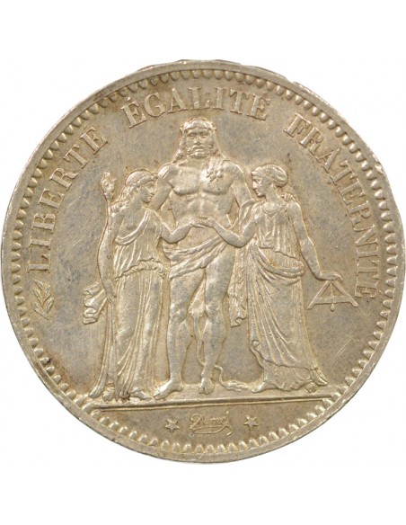 5 francs Argent 1876 A Paris