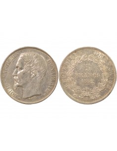 Bonaparte Charles Louis Napoléon (Napoléon III) 5 francs Argent 1852 A Paris