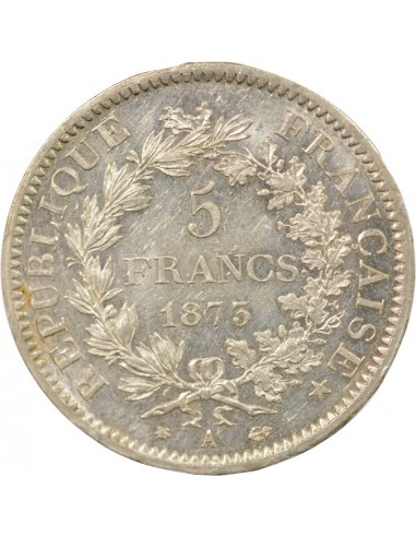 5 francs Argent 1873 A Paris