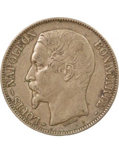 Bonaparte Charles Louis Napoléon (Napoléon III) 5 francs Argent 1852 A Paris 2