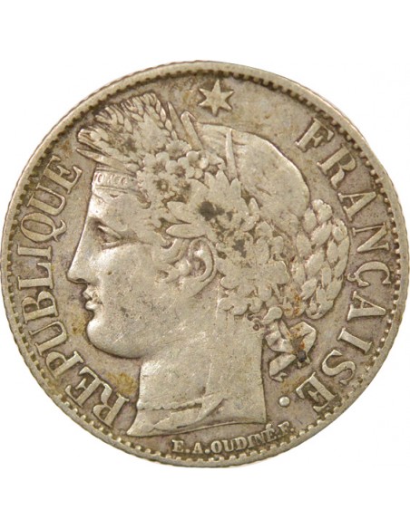 Céres - Demeter 2 Francs Argent 1894 A Paris