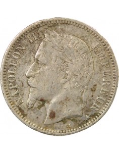 Napoléon III 1 franc Argent 1868 A Paris 2