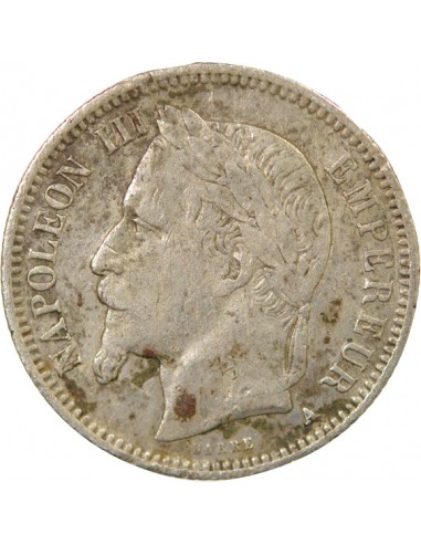 Napoléon III 1 franc Argent 1868 A Paris