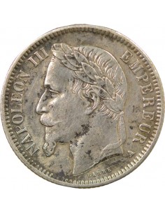 Napoléon III 1 franc Argent 1869 A Paris 2