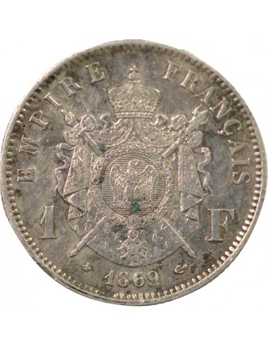 Napoléon III 1 franc Argent 1869 A Paris