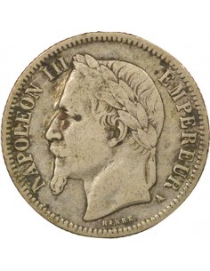 Napoléon III 1 franc Argent 1867 A Paris 2