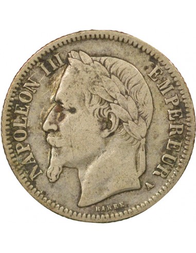 Napoléon III 1 franc Argent 1867 A Paris
