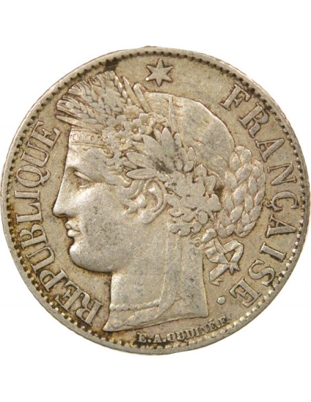 Céres - Demeter 2 Francs Argent 1887 A Paris