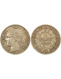 Céres - Demeter 2 Francs Argent 1888 A Paris