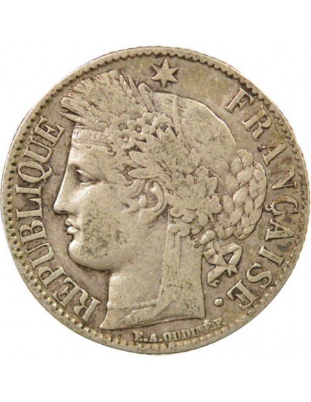 Céres - Demeter 2 Francs Argent 1888 A Paris