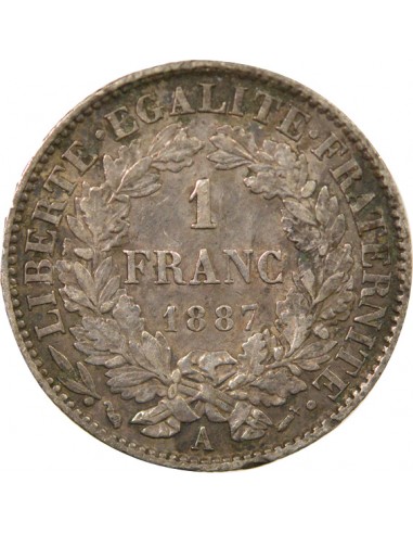 Céres - Demeter 2 Francs Argent 1887 A Paris