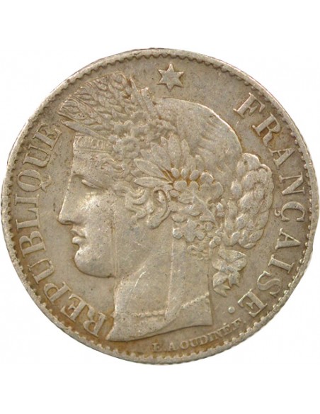 Céres - Demeter 50 centimes Argent 1881 A Paris