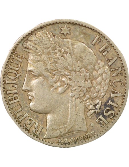 Céres - Demeter 2 Francs Argent 1872 A Paris